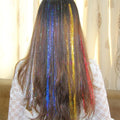 Laser hair color hair extension